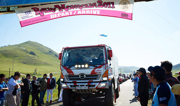 New race truck exhibits solid potential in the shakedown at the Rally Mongolia 2011