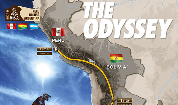 Dakar Rally 2016 Host Countries Announced― Peru, Bolivia, and Argentina to Host the Rally ―