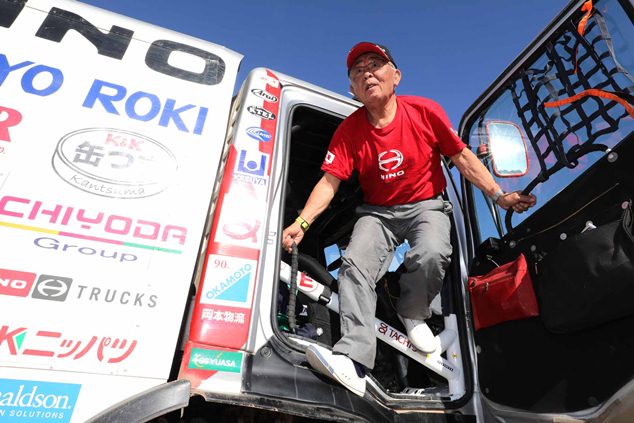 Yoshimasa Sugawara eagerly looks forward to racing the last portion of the rally.