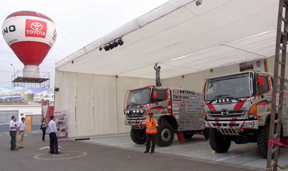 HINO TEAM SUGAWARA Descend on Lima for the Dakar Rally 2013