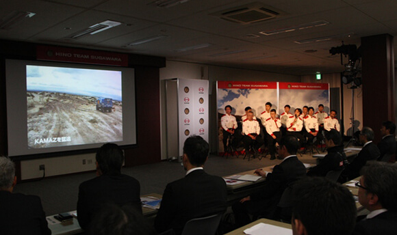 Hino Holds Dakar Rally 2016 Report Conference