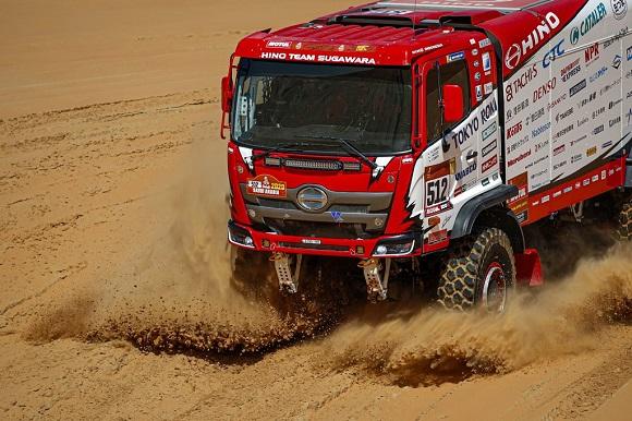 Stage 11 : Car 1 completes the Shubaytah dunes, the toughest section of the event. Maintains its 10th place position upon its return to Haradh.