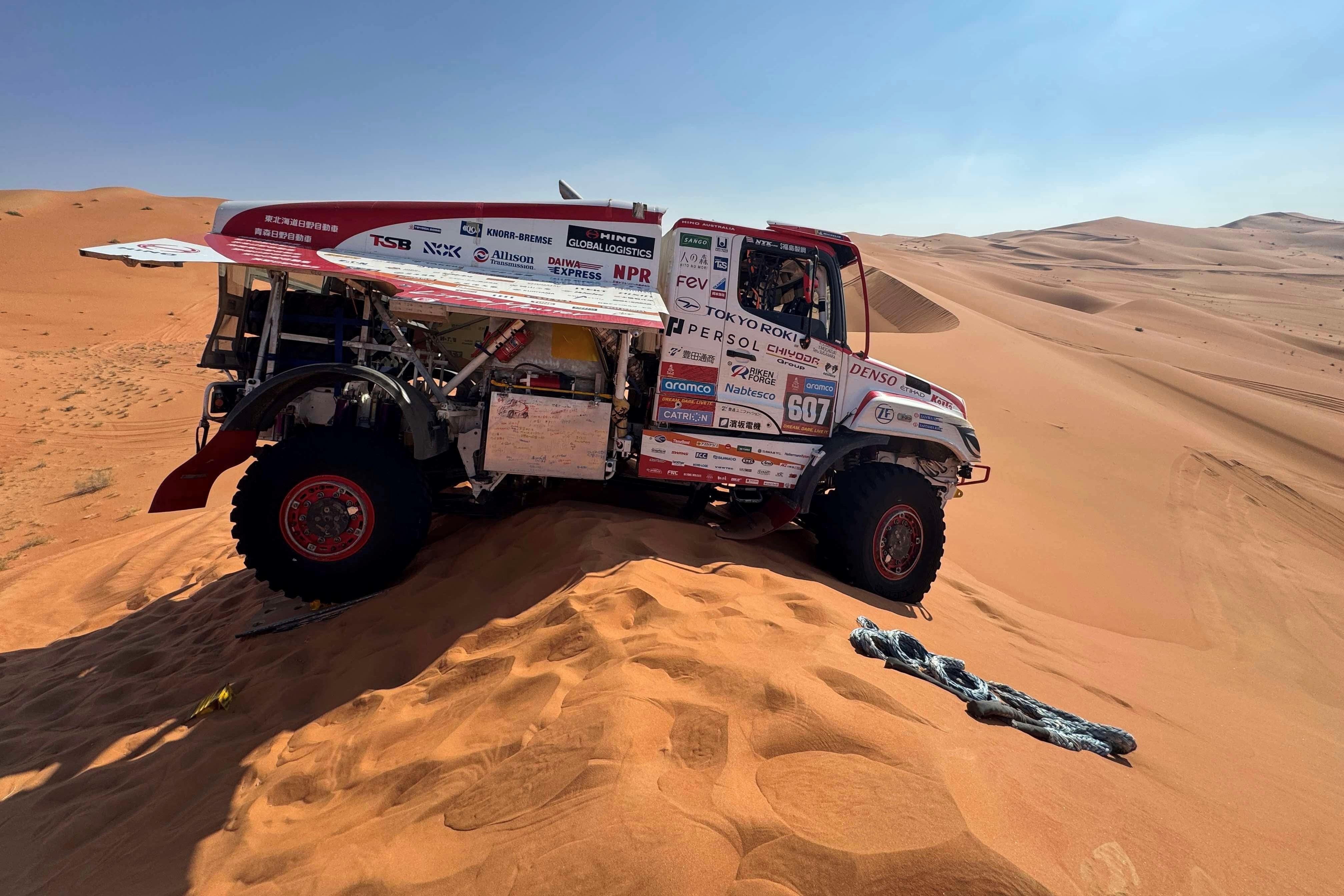 The last hurdle, the empty quota, caused a drivetrain problem.　He finished 14th in the cumulative standings (provisional) heading into the final stage on the 17th.