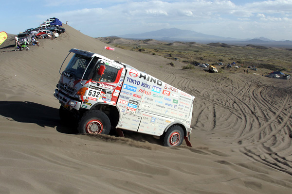 Car 1 piloted by the Yoshimasa Sugawara/Katsumi Hamura crew