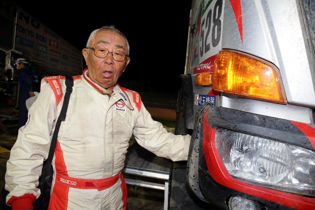 Yoshimasa Sugawara describes how tough the dunes were.