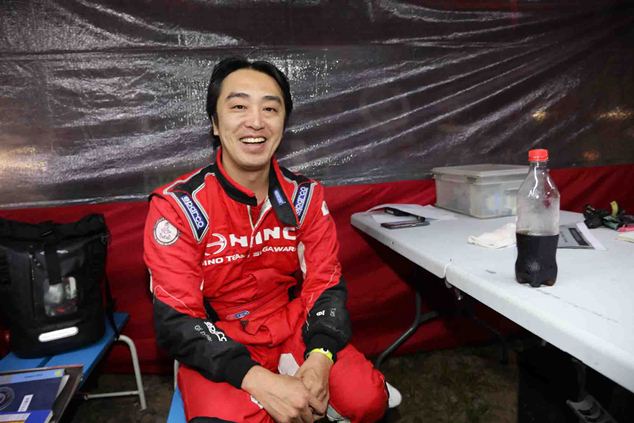 Teruhito Sugawara takes a breather at Jujuy.